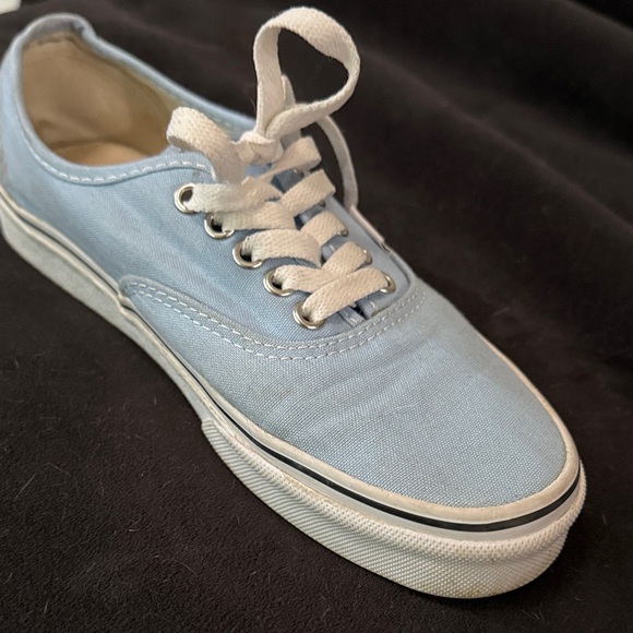 Vans Shoes - Vans Sky Blue Canvas Sneakers
